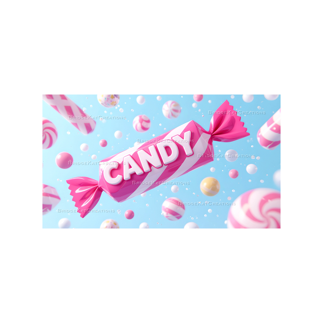 16:9 Candy 4K Desktop Wallpaper Banner Background
