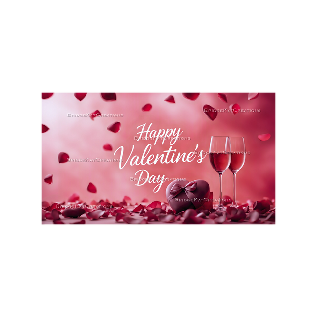 16:9 Happy Valentine's Day 4K Desktop Wallpaper Banner Background 1