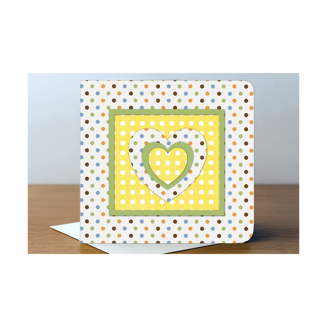 5mm White Dots on Yellow A4 Paper: Digital Download