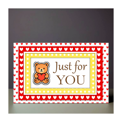 Pink. White, and Red Hearts on A4 Paper Bundle: Digital Download