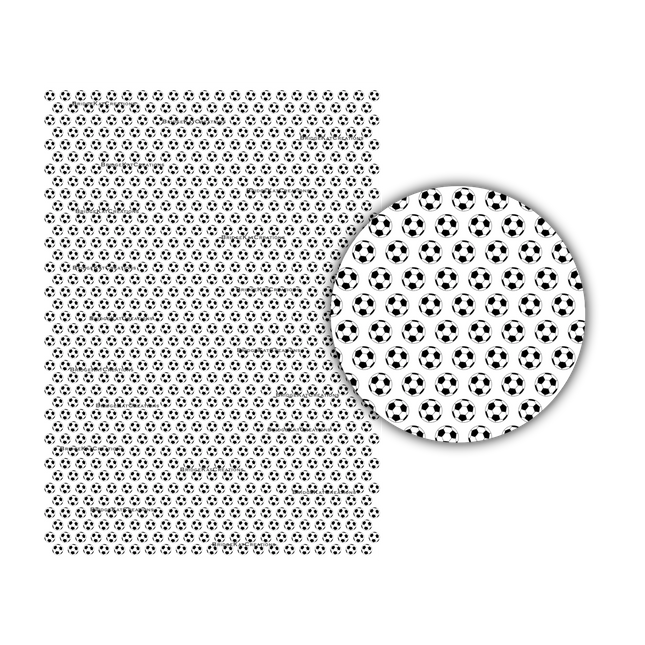 7.7mm Soccer Balls A4 Paper: Digital Download