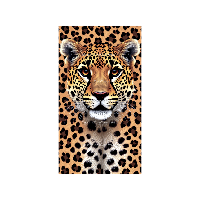 9:16 Abstract Big Cat Cheetah Pattern 4K Phone Wallpaper