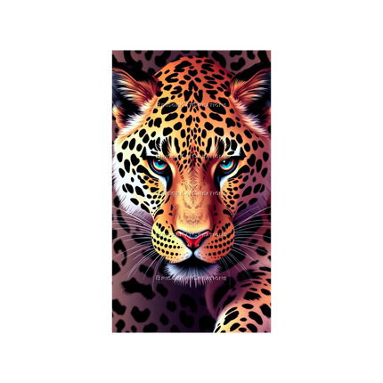 9:16 Abstract Big Cat Leopard Pattern 4K Phone Wallpaper