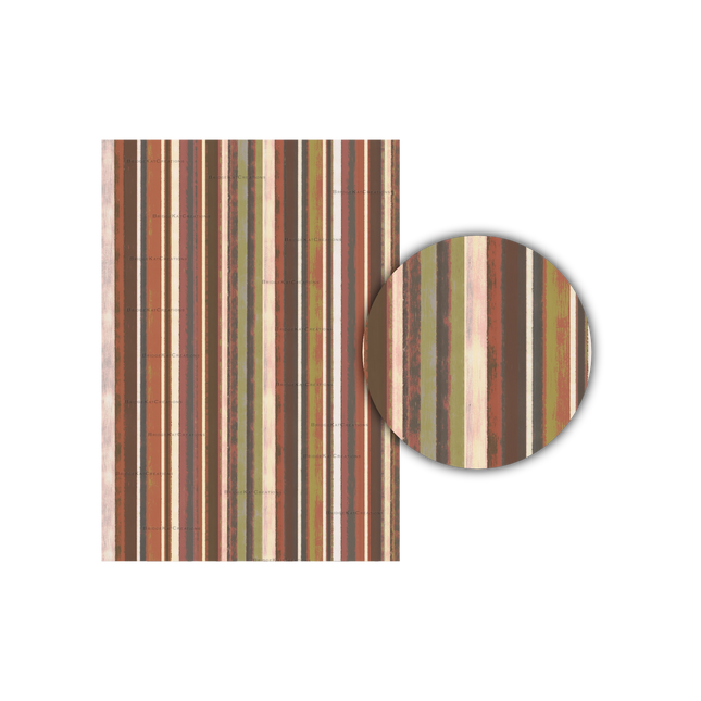 Earthy Neutral Stripes, Watercolour, Gouache, A4 Paper: Digital Download