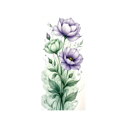 9:19 Floral 4K Phone Wallpaper 002-B2-2