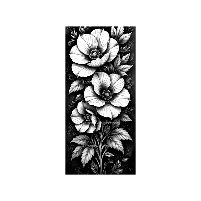 3 x 9:19 Floral 4K Phone Wallpapers 002-B4