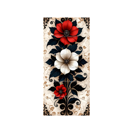 3 x 9:19 Floral 4K Phone Wallpapers 002-B4