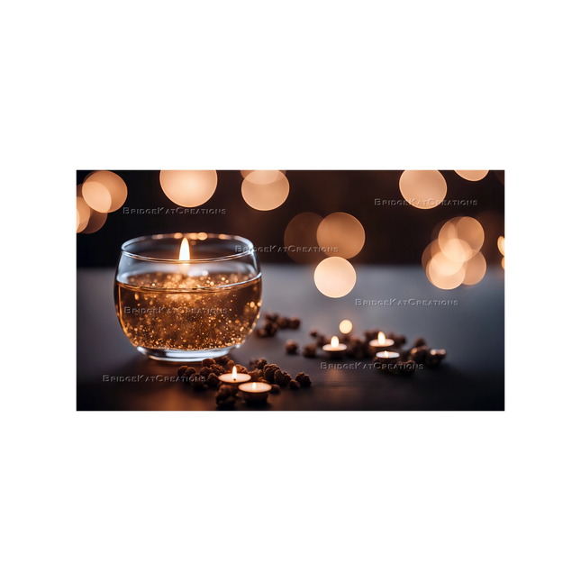 Candlelight Calm Serene 4K Desktop Wallpaper 16:9 003