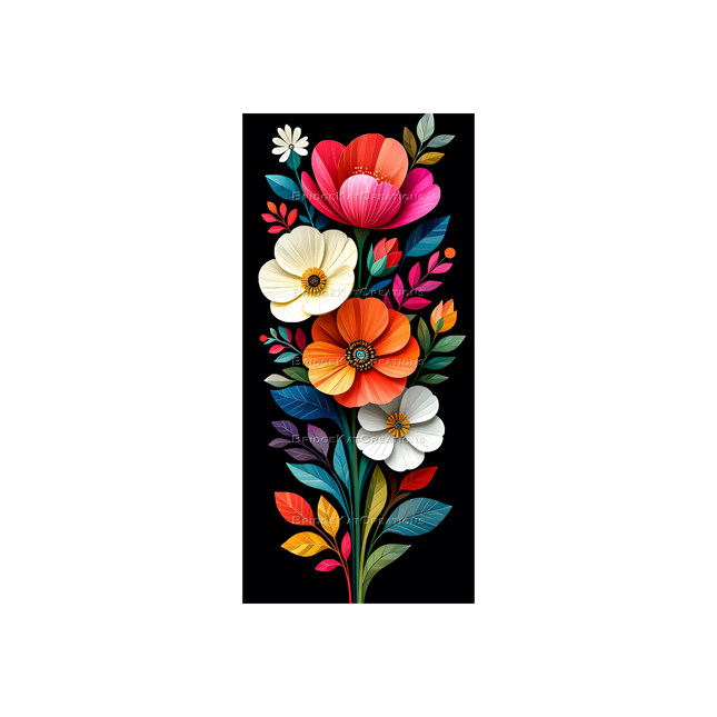 9:19 Colourful Flowers 4K Phone Wallpaper 2