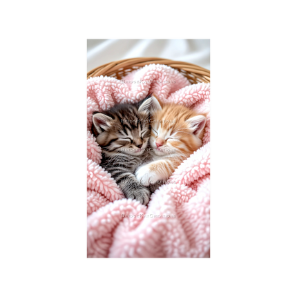 3 x 9:16 Dreamy Kittens 4K Phone Wallpaper Bundle