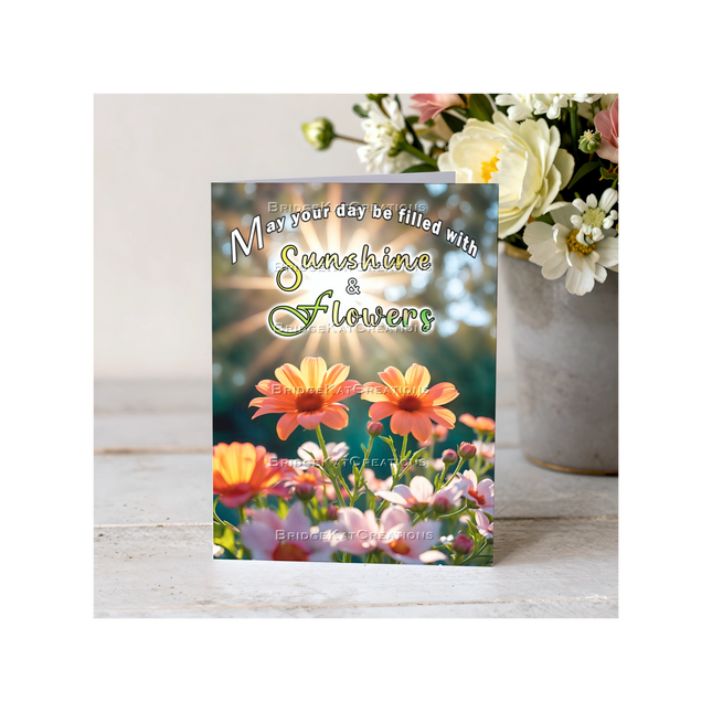 A6 Print-Trim-Fold Kind Uplifting Words Card Template